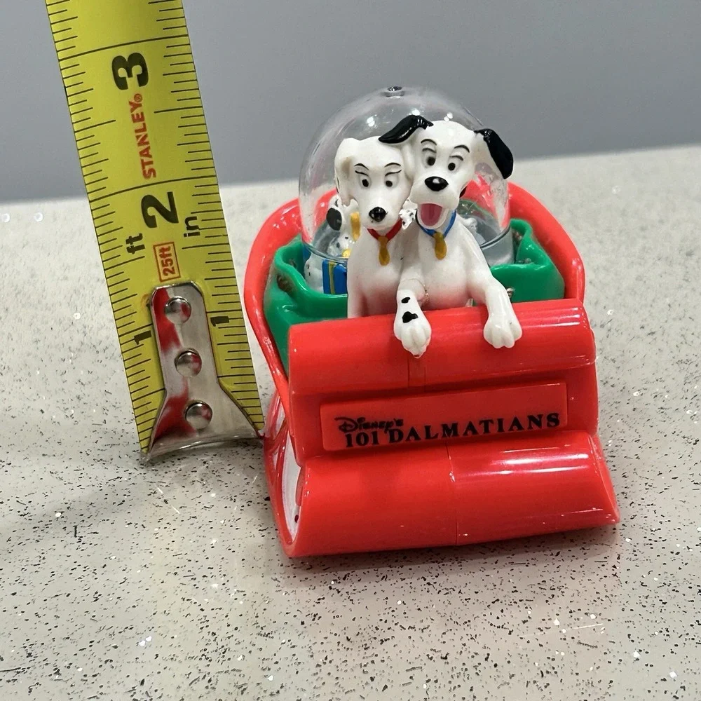 Disney 101 Dalmatians Mini‎ Snow Dome Globes  McDonald's - Lot Of 3 - 1996